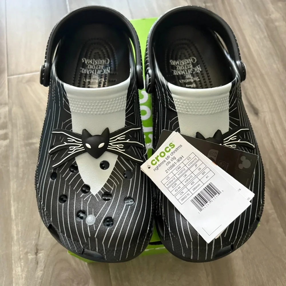 Crocs Disney The Nightmare Before Christmas Mens Size‎ 10 Womens 12 NEW
